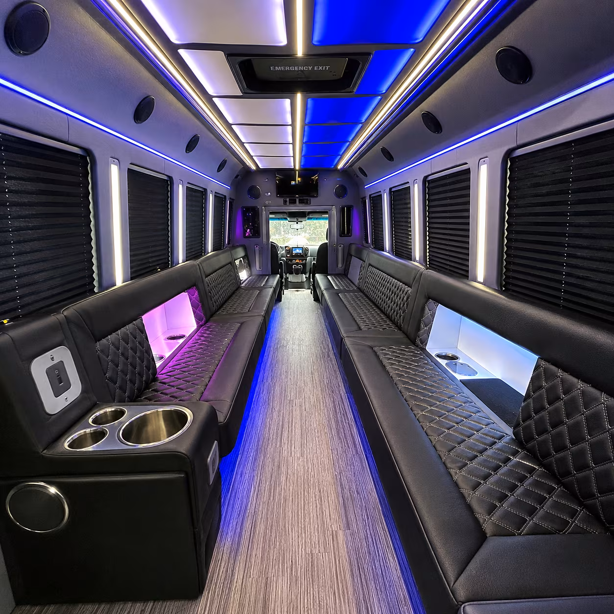 group transportation buses for military community concert outings in hampton
