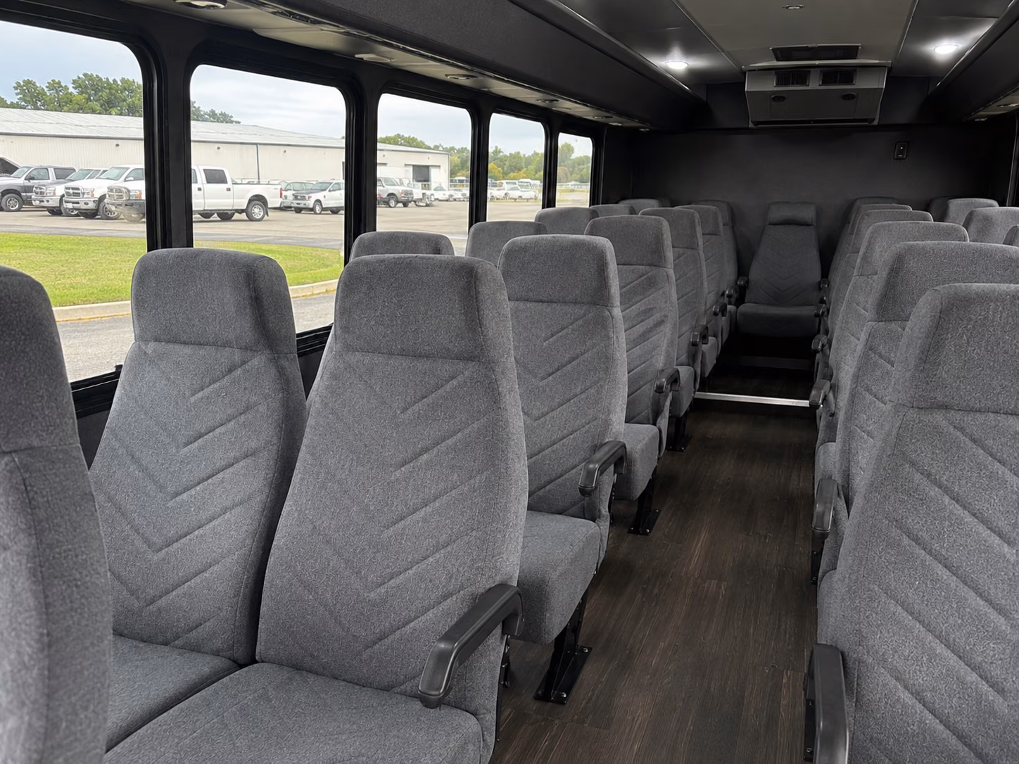 hampton 20 passenger minibus interior