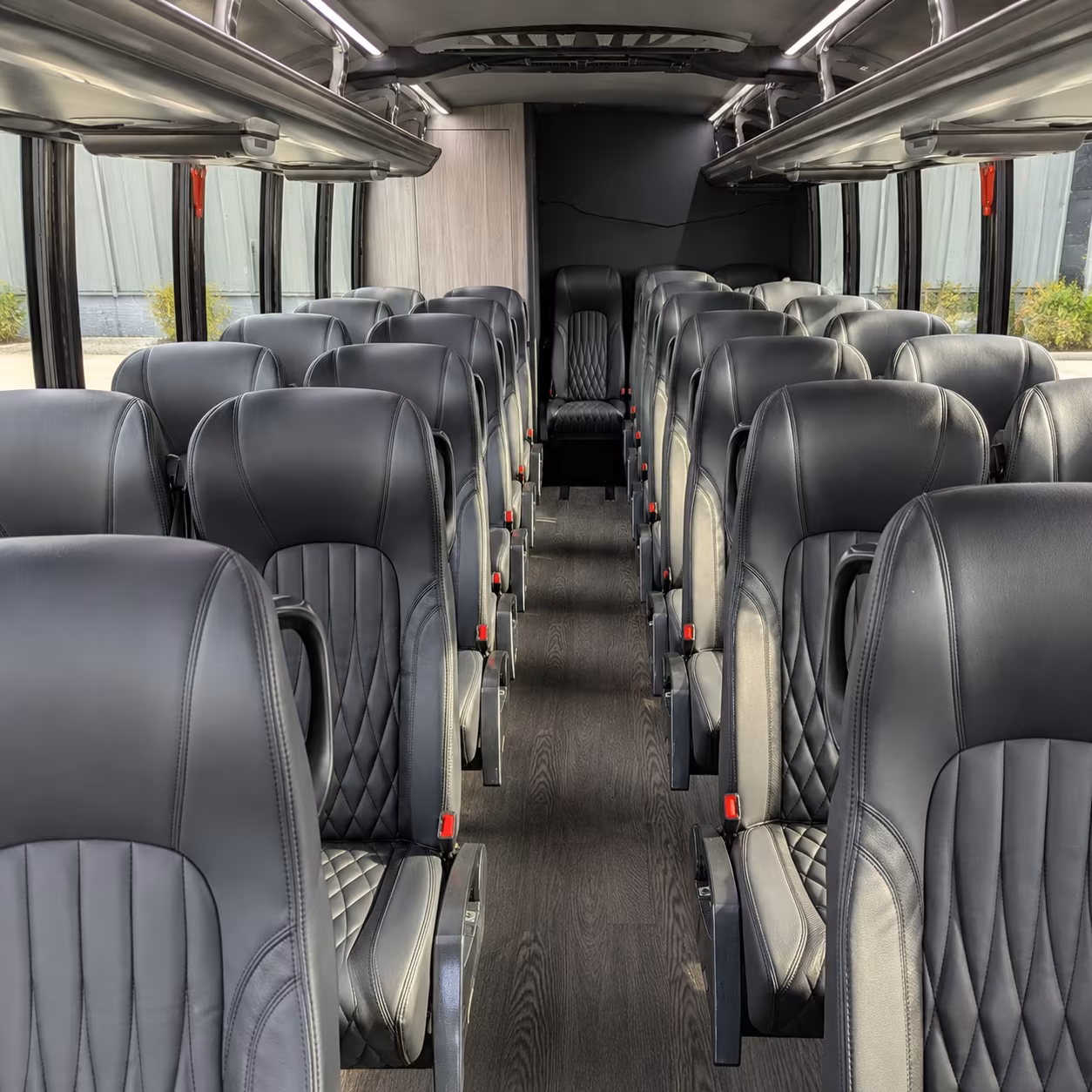 hampton 25 passenger minibus inside
