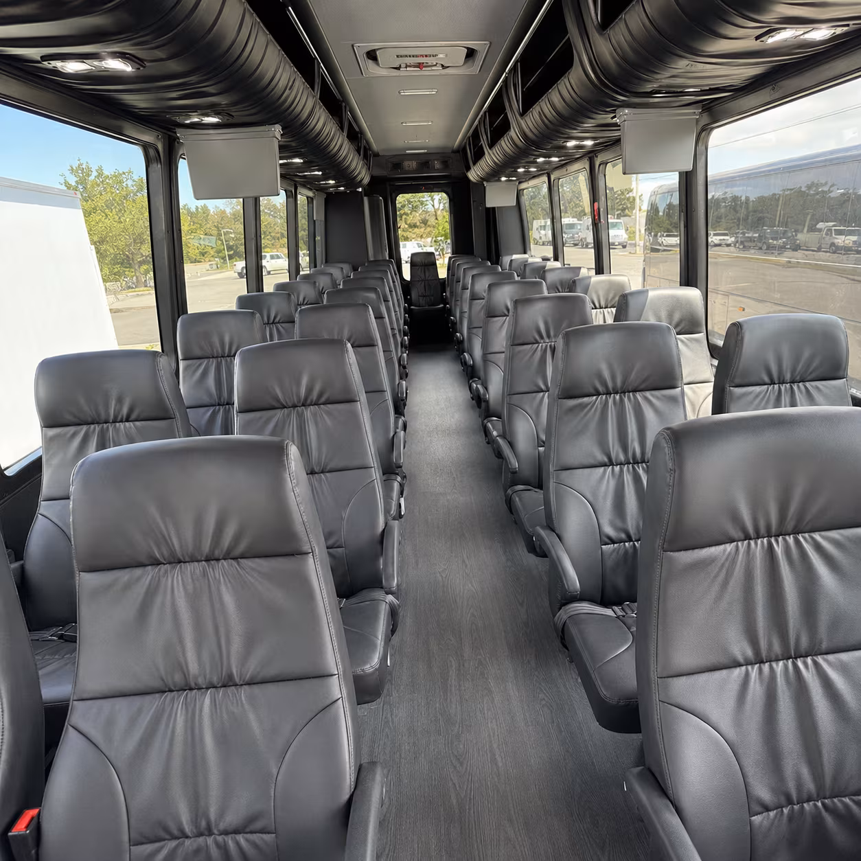 hampton 25 passenger minibus interior