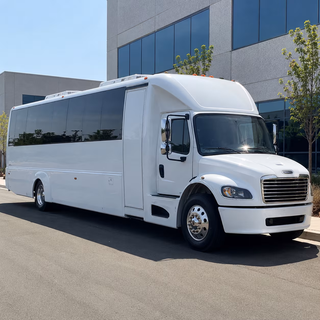 hampton 25 passenger party bus