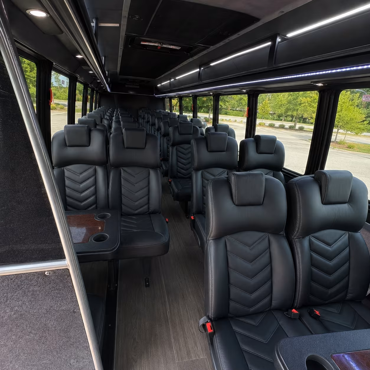 hampton 30 passenger minibus inside