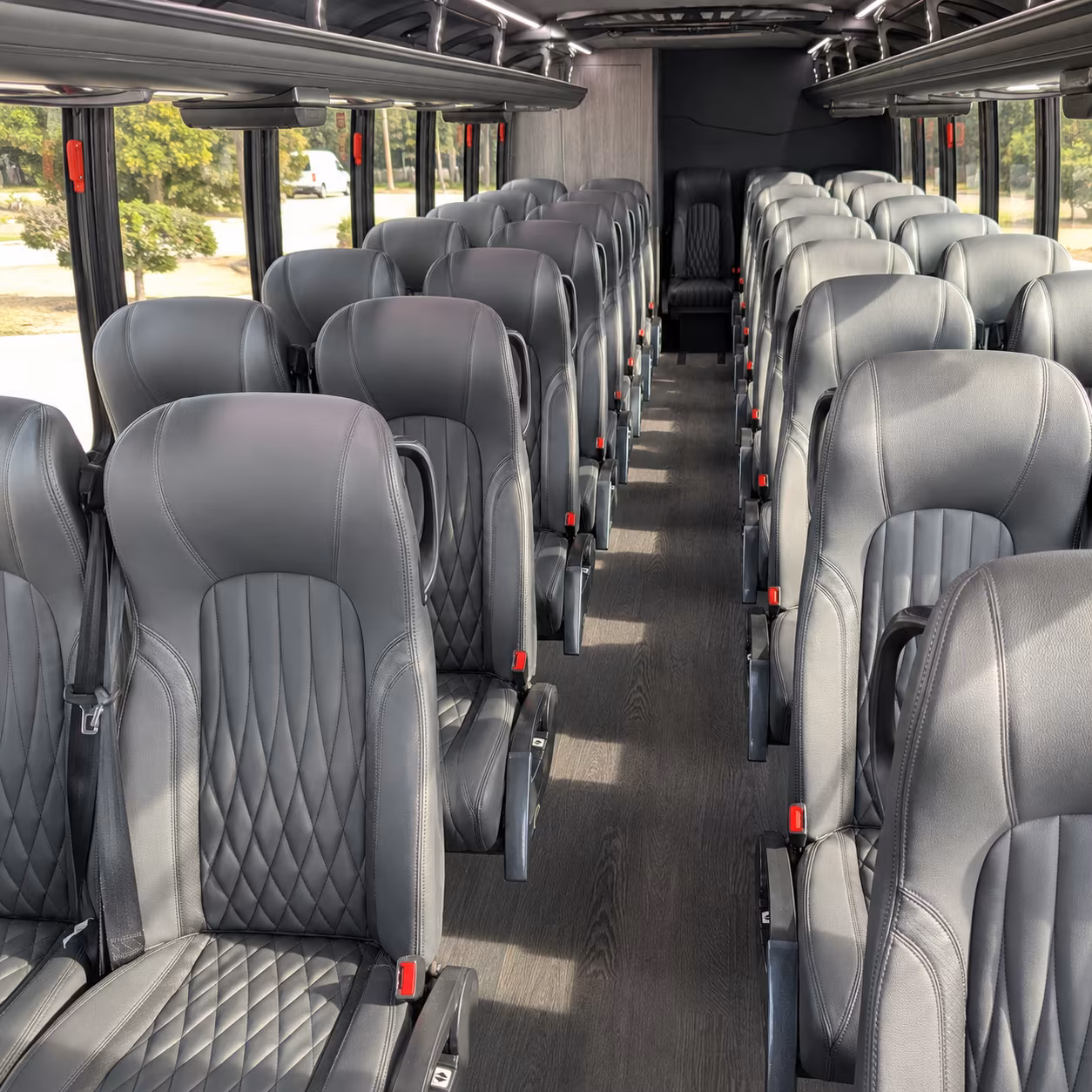 hampton 35 passenger minibus inside