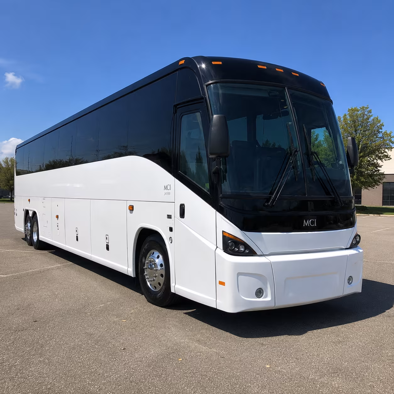 hampton 45 passenger charter bus