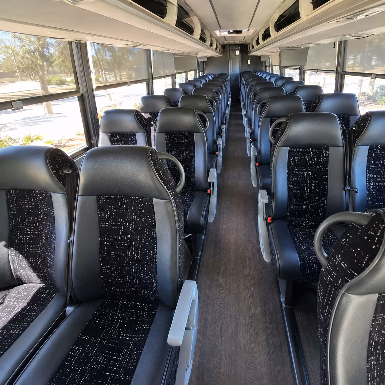hampton convention charter bus rental