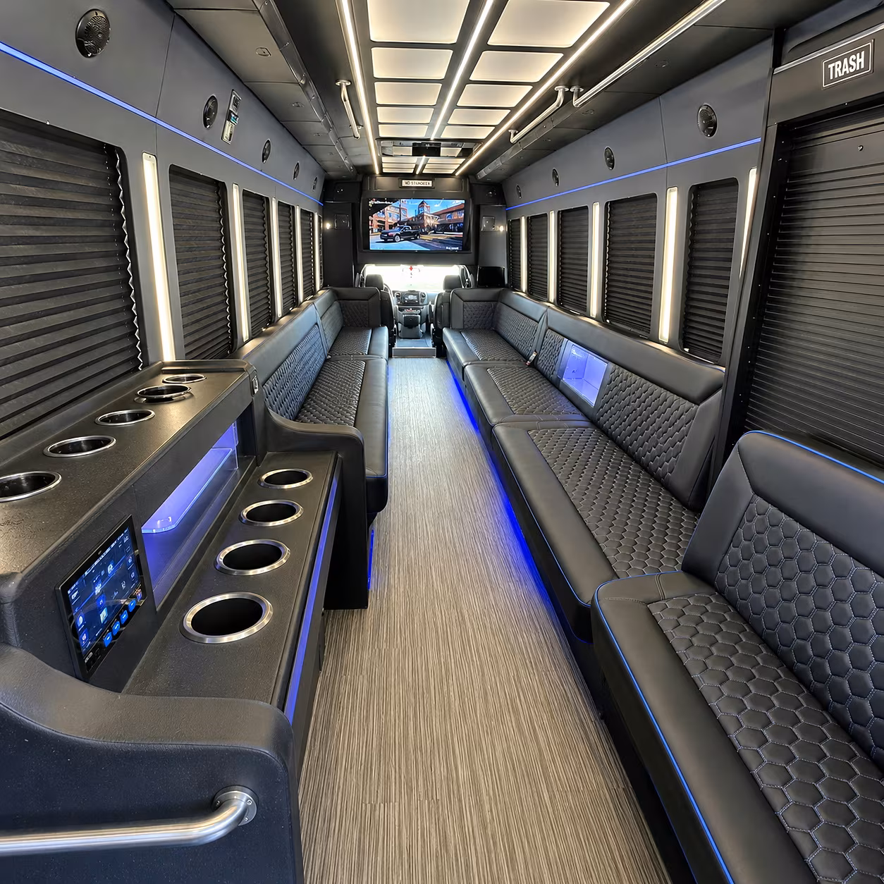 hampton corporate party bus rental