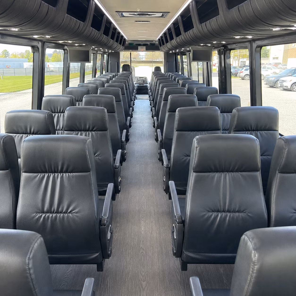 hampton corporate transportation onboard seating