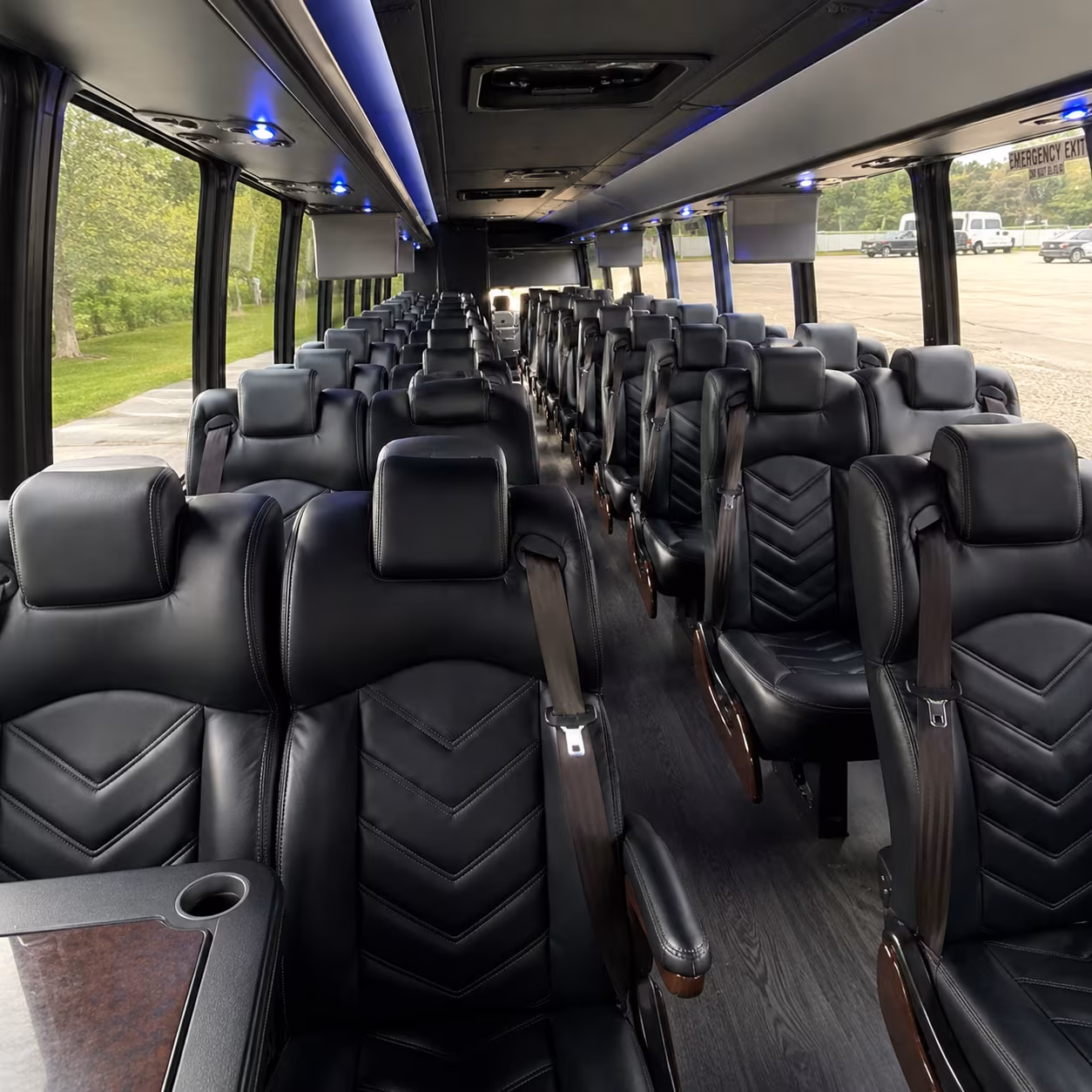 hampton field trip transportation onboard seating