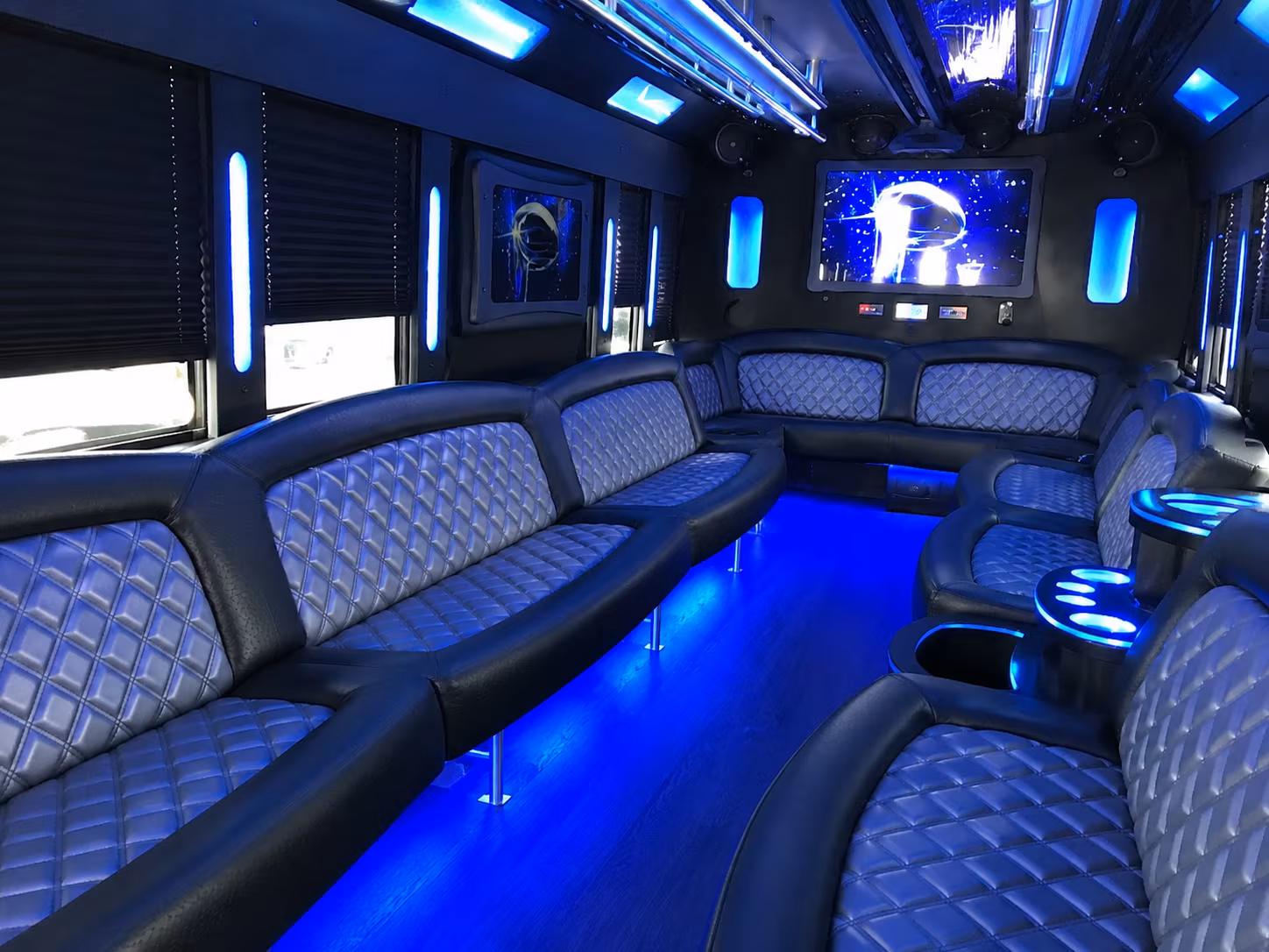 hampton night out party bus rental