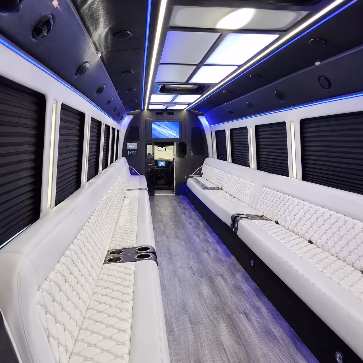 hampton party bus inside
