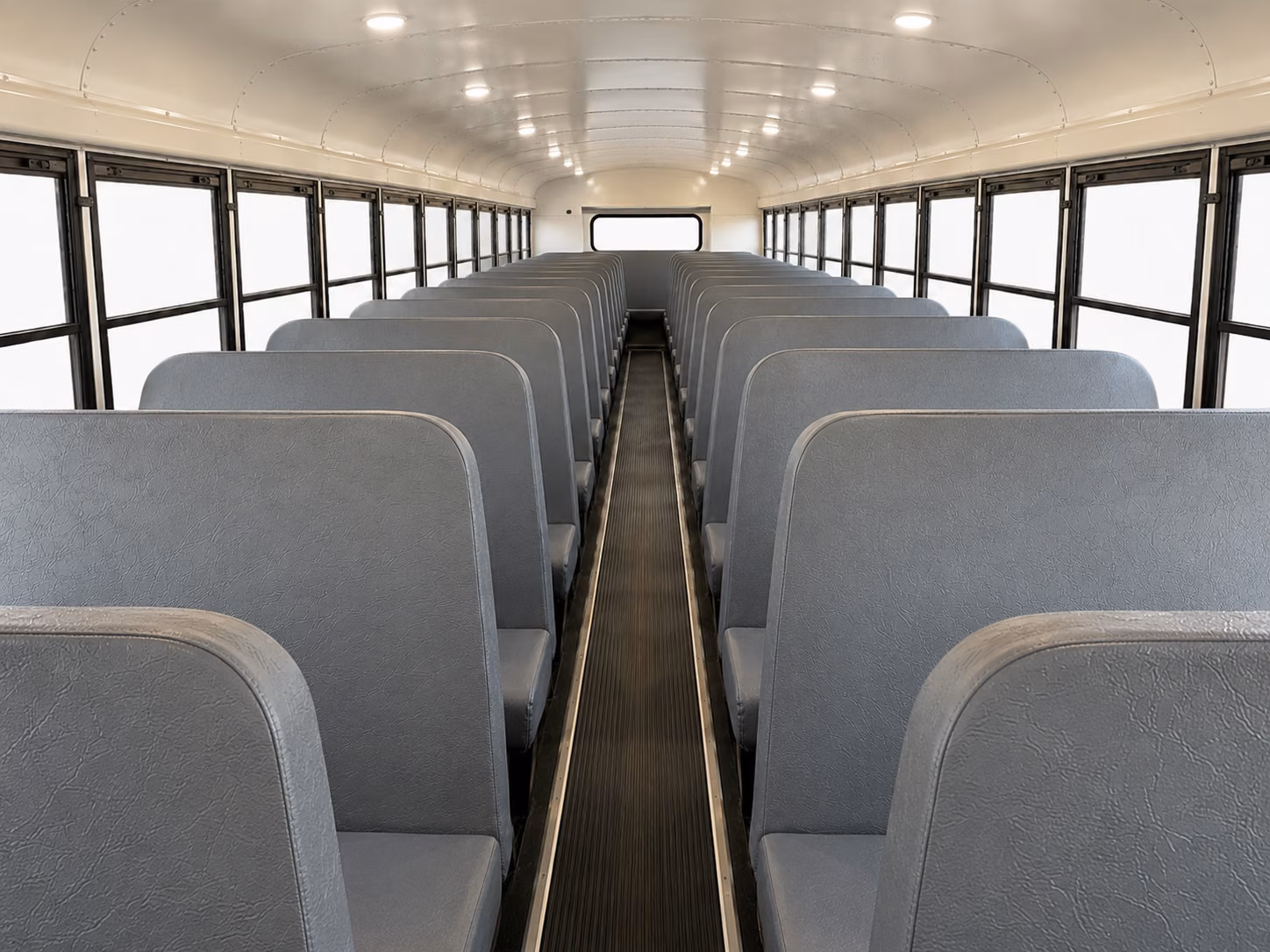 hampton school bus inside