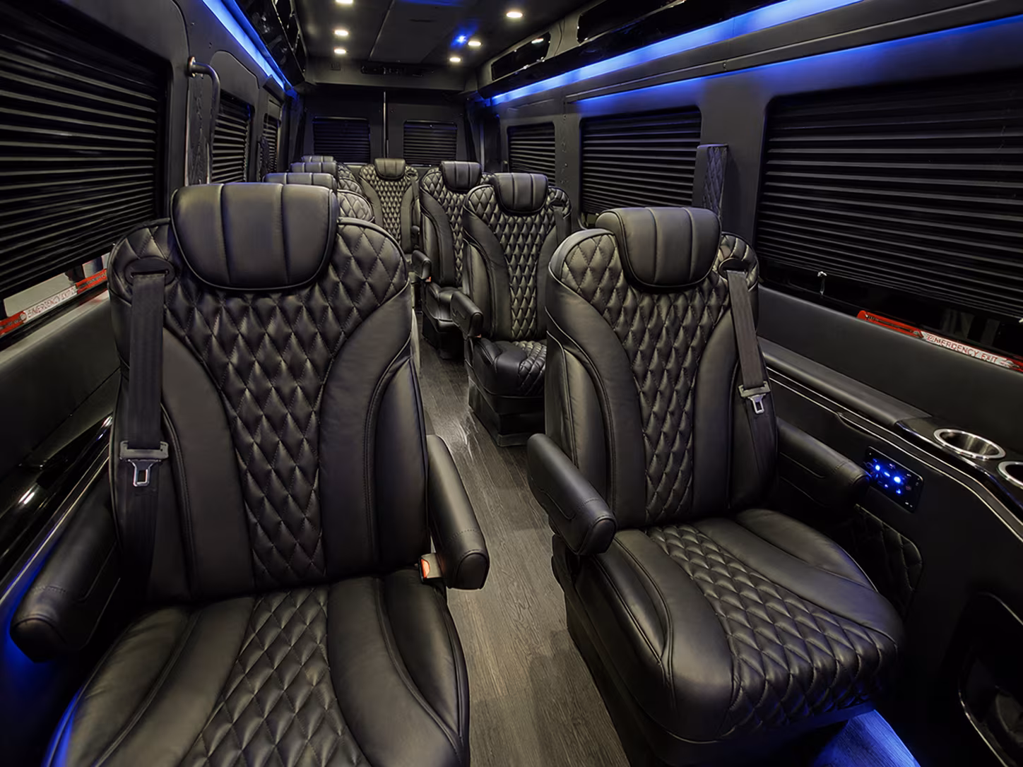 hampton sprinter van with driver inside