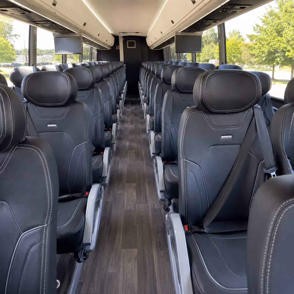 hampton wedding charter bus rental